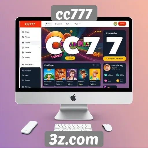 Interface do usuário do site cc777 e sua usabilidade